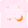 thumbnail image 4 of Inktastic I Love My Momma to the Moon and Back Boys or Girls Toddler T-Shirt, 4 of 5