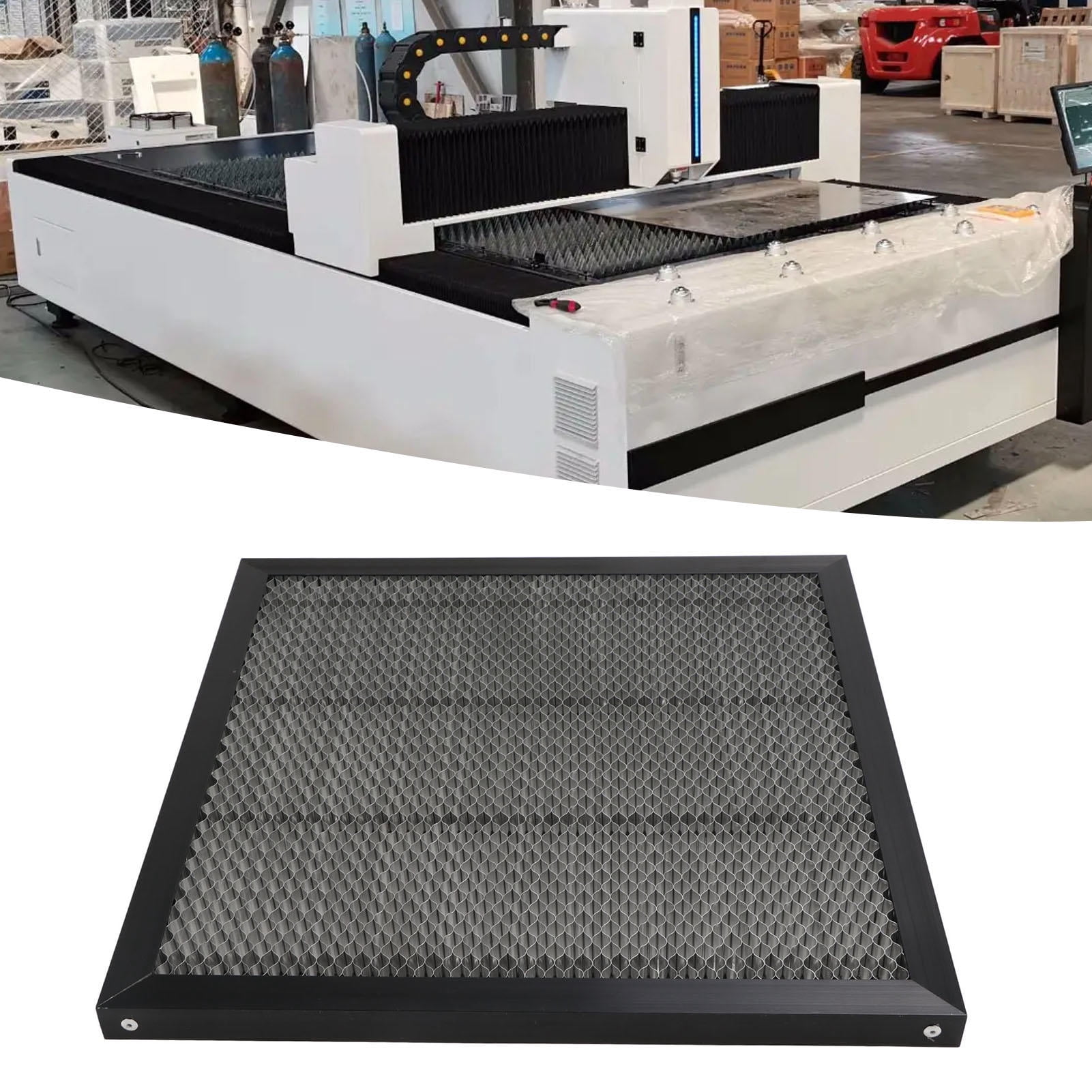 Suodoka 400x400mm Aluminum Alloy Cutting Platform – Mesh Design, Heat‑Dissipating, CNC‑Machined, Ideal for Laser & Wood Cutting