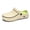 Beige, variant on YOURDIARY Men's Slip On Chef Shoes, Lightweight Closed Toe Non Slip Oil Resistant Waterproof Work Clogs with Cushioned Insole for Kitchen Restaurant Nursing Food Service