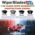 thumbnail image 2 of 2000 Jaguar XK8 Beam Wiper Blades Wipers w/1yr Warranty (Set of 2) (WiperBladesUSA), 2 of 5