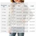 thumbnail image 3 of akafmk Girls Long Sleeve Shirts Ruffle Crew Neck Sweatshirt Pullover Embroidery Warm Base Layer Tops Fall Winter Clothes, 0-13Y, 3 of 5