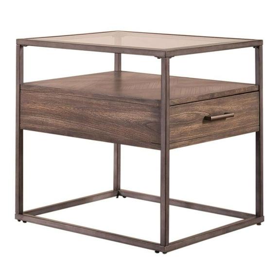 Liberty Furniture Jamestown End Table - Brown