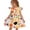 Multicolor, variant on Grblisyd Little Girls Back to School Dress Cute Print Flutter Dresses Cartoon Pencil School Print Dresses First Day Of School Outfits For Girls