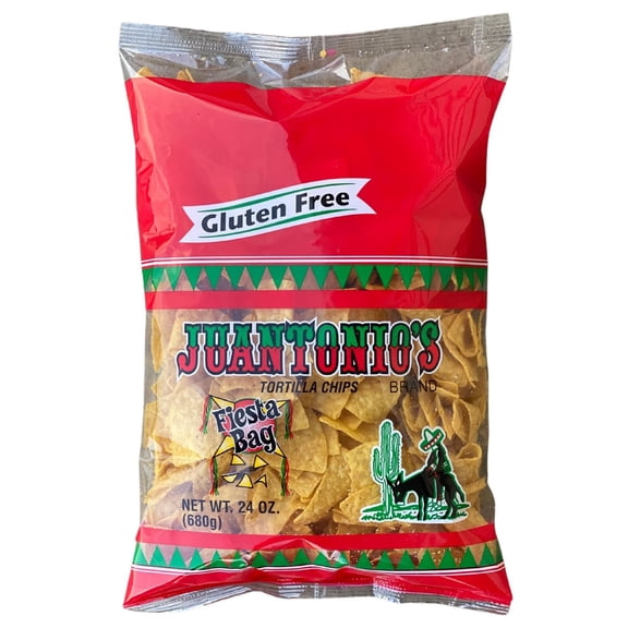 Juantonio's Tortilla Chips, Gluten-Free, Fiesta Bag, 24 oz Bag