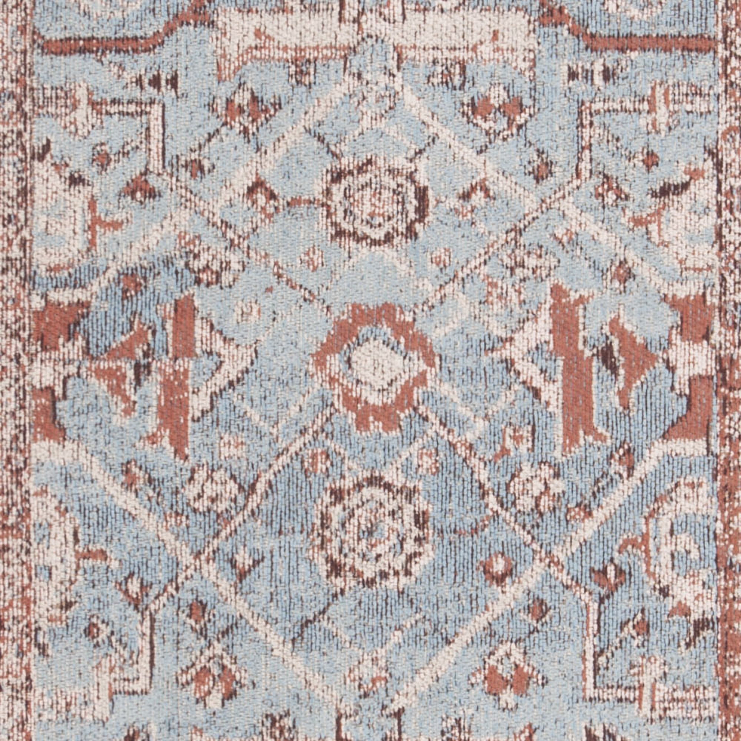SAFAVIEH Classic Vintage Paskal Traditional Runner Rug, Blue/Red, 2'3" x 8'