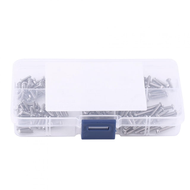 Ensemble de Vis pour Tête de Poêle, Acier Inoxydable Écologique 180 Pcs M2.5 Hexagone, Outil de Réparation Durable pour Construction Électronique