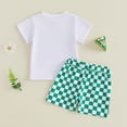 thumbnail image 4 of Baby Boy First Birthday Golf Outfit Short Sleeve Hole In One Golf T-Shirt Top Shorts Infant 2Pcs Set Summer Clothes Boys Two Piece Outfits, 4 of 9