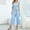 Light Blue, variant on Babysbule Womens Overall Jumpsuit Pants Womens Fashion Summer Solid Casual Ruffle Sleeveless Suspender Jumpsuit