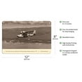 thumbnail image 2 of Baby Clipper (Sikorsky S-43) - Kaunakakai Molokai Hawaii 1937 - Inter-Island Airways - Vintage Aviation Poster by Clyde Sunderland - 8 x 12 inch Vintage Metal Tin Sign, 2 of 4