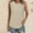 Brown, variant on Sakmal Tank Tops for Women Plus Size Crew Neck White Tunic Solid Lightweight Tank Tops Casual