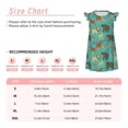thumbnail image 3 of Vsdgher Chemises de Nuit Animaux Mignons pour Filles Manches Courtes à Volants Robe de Nuit Pyjama pour Fête-Moyen, 3 of 6