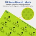 thumbnail image 5 of Avery Printable Rectangle Labels, Bright Green, 1.25" x 1.75", 1,280ct, 5 of 11