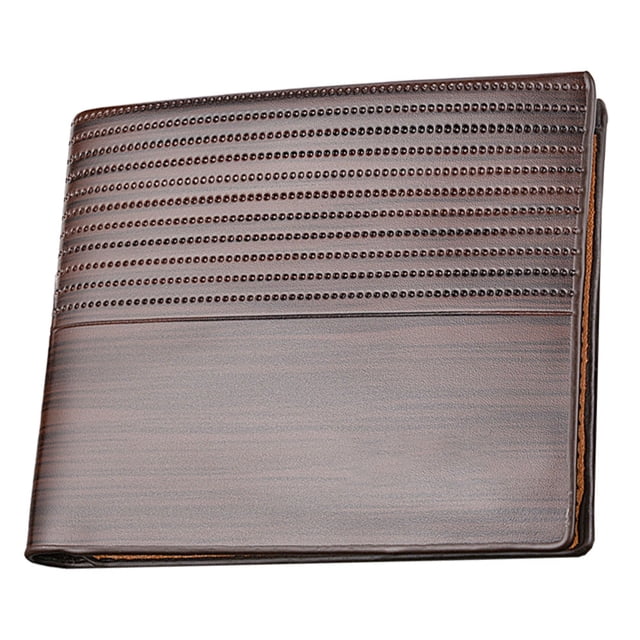 1 Uds. Cartera corta para hombre, cartera de negocios a la moda para hombre, Clip de cuero para estudiante