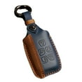 thumbnail image 3 of Bgsha Leather Car Key Fob Case Cover Holder For Jaguar XE XF XJ F-Pace F-Type, 3 of 10