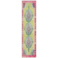 thumbnail image 6 of Unique Loom Timeless Collection Area Rug - Thomas (2' x 5' 3" Runner Green/Fuchsia), 6 of 6