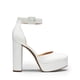 thumbnail image 4 of Sandalia DREAM PAIRS SDPU2419W Blanca Plataforma Tacón Grueso 12,5 cm, 4 of 7