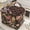 D, variant on Boho Fabric Storage Basket, Boho Floral Laundry Baskets, Large Capacity Fabric Storage Basket, Decorative Storage Baskets, Portable Folding Storage Bag, for Clothes and Sundries