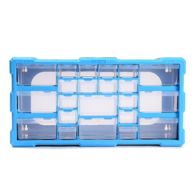 Multi-drawer Organiser with Drawers Tool Organiser Unit Workshop Wall Drawer Cabinet Sewing Nail Bolt Screw Craft Bit Storage Box