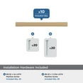thumbnail image 3 of Amerock Cityscape 3 inch (76mm) Center-to-Center Champagne Bronze Cabinet Pull - 10 Pack, 3 of 5