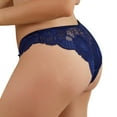 thumbnail image 3 of Womens Underwear Invisible Seamless Bikini Lace Underwear Half Back Coverage Panties, 3 of 7