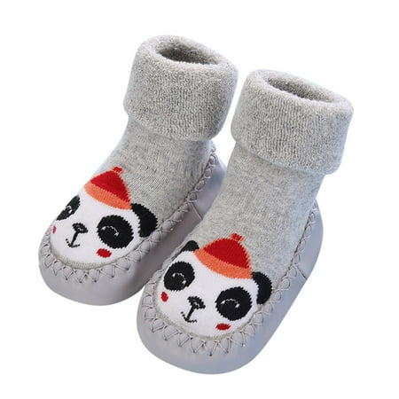 

Vedolay Shoes Toddler Size 5 Autumn And Winter Cute Children Toddler Shoes Flat Bottom Non Slip Socks Shoes for 2 Year Old Boy