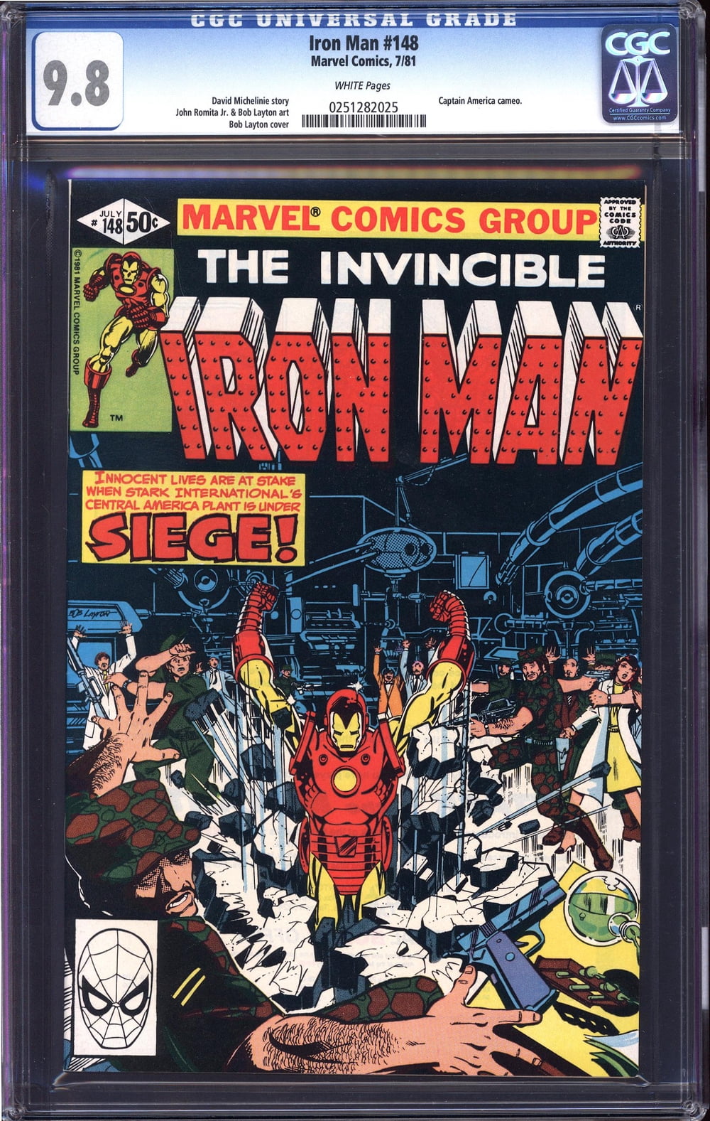 Iron Man #148 - CGC 9.8 Comic Book