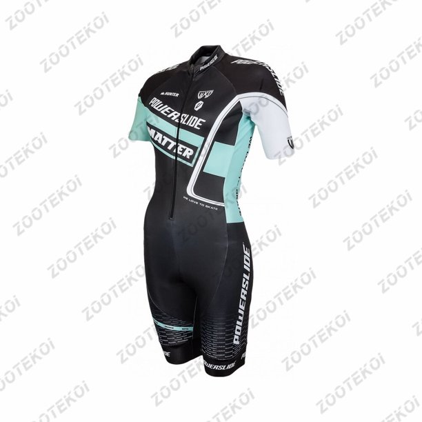 Powerslide-traje de Patinaje de Velocidad de manga corta para mujer, ropa de carrera de triatlón, ropa de Ciclismo en línea patines en linea mujer patines patines de velocidad profesionales qiuyongming unisex