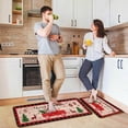 thumbnail image 4 of Dsscvnef Festive Velvet Christmas Carpet Set Home Décor Room Rug Cozy Winter Floor Mat for Seasonal Cheer 2PCS, 4 of 6