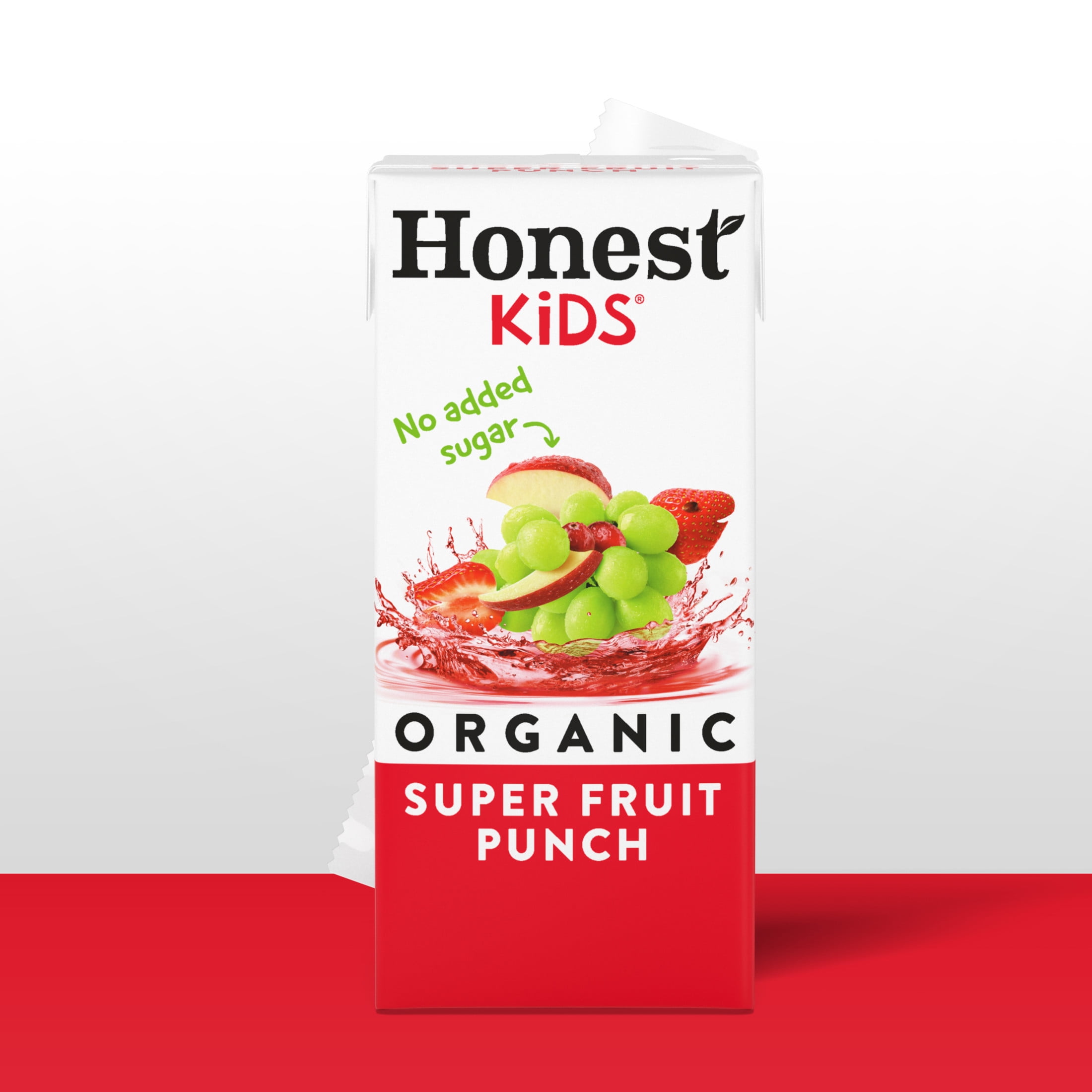 (5 pack) Honest Kids Organic Super Fruit Punch Juice, 6 fl oz, 5 packs of 8 Juice Boxes