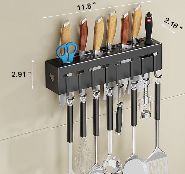 Knife Rack - Wall Mounted Knife Holder - Studio Drijfveer