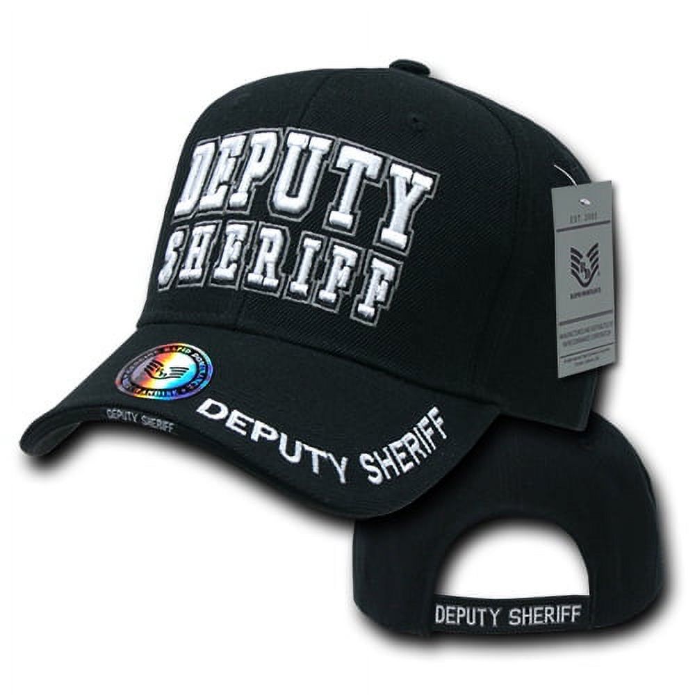 Rapid Dominance Deputy Sheriff Deluxe Law Enf. Mens Cap [Black - Adjustable] - image 2 of 2