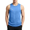 thumbnail image 5 of IhhxPro Men's Quick Dry Tank Top Sleeveless Workout Shirt Breathable Summer Gym Running Vest Loose Fit Cotton Athletic Casual Training Bodybuilding M-3XL, 5 of 7