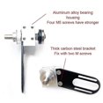 thumbnail image 4 of Mini Table Saw Spindle Bearing Seat Ball Bearing Spindle Motor DIY Woodworking Cutting Spindle Table Saw Spindle Assembly, 4 of 5