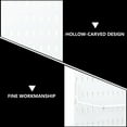 thumbnail image 1 of FENGGUIQU 1 Set White Square Pegboard Storage Rack for Bathroom Storage Hooks and Sundries 28x0.3937in, 1 of 7
