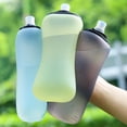 thumbnail image 3 of Rodiuiu 350ML Collapsible Silicone Water Bottle, Lightweight Foldable Travel Squeeze Bottle, Leak-proof Drinking Bottle for Gym, Camping, Hiking, Running, Sports, 3 of 6