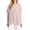 Pink, variant on MEICHEN Women's Summer Short Sleeve Solid Casual Cotton Linen Tops Fashion Loose Crewneck Blouse Tshirts for Women