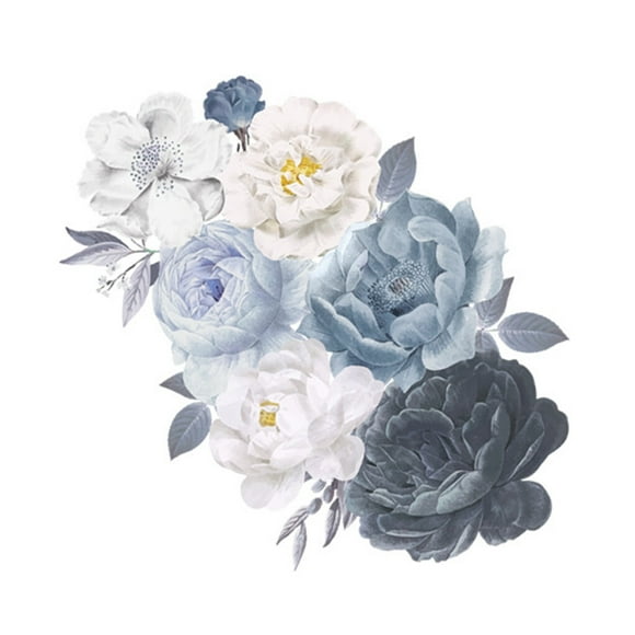 Wall Sticker Floral Art Wallpaper Living Room Flower Decal Removable Wall Decoration Supplies