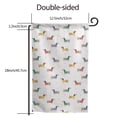 thumbnail image 7 of Wukai Dachshund Dog Puppy Print Garden Flag 12.5x18 Inch Double Sided Sun-resistant Rain-resistant, Wrinkle-resistant Colorfast(Only Flag), 7 of 7