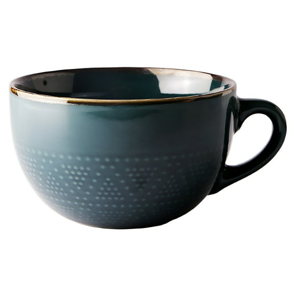 ACDANC Large Coffee Mug,Fired at 1350°C Soup Bowls with Handles,Holds Cold Drinks Tea Cups,Regular Model,700Ml
