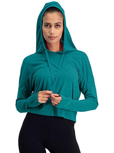 crop top hoodie workout