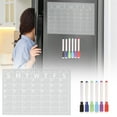 thumbnail image 1 of Cqxid Household Pendant Under $10 Home & Garden Hangs Clear Refrigerator Dry Erases Board Calendar Weekly Planner Acrylic Fridge Calendar For Home 2ml、, 1 of 5
