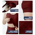thumbnail image 5 of Nirlon U Tank Top Sports Bra - Nirlux Womens Tops & Sports Bras for Women - Light Cups, Scoop Neck Workout Tops for Women (Rio Red, 4), 5 of 6