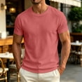 thumbnail image 2 of yillto Men Big and Tall Tshirts Breathable Lightweight Summer V Neck Short Sleeve Workout Athletic Tee, 2 of 5