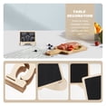 thumbnail image 3 of WEUVEB 10Ud Adornos De Pizarra De Madera Para Con Mensajes Personalizables, 3 of 6
