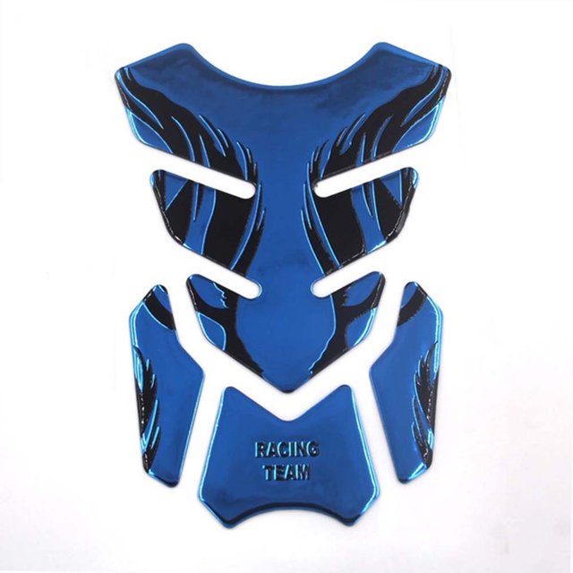 JAVIER personalidad motocicleta calcomanía fresco combustible aceite tanque de Gas calcomanía coche pegatina 3D adhesivo accesorios Universal Auto Protector llama pescado hueso pegatina/Multicolor huangjie unisex