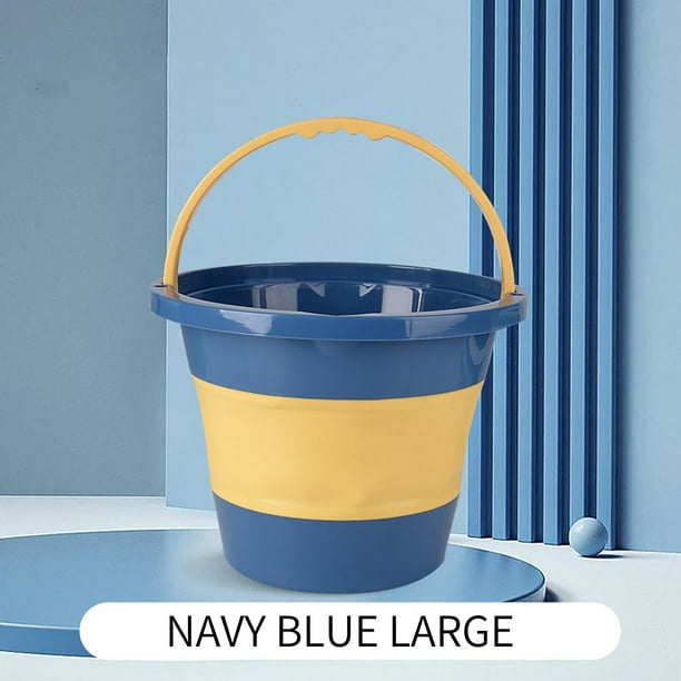 XWSHYW Cubos Cubo Plegable Multifuncional Cubo de Pesca Portátil para Automóviles Cubo de Limpieza Del Hogar Cubo Plegable para Exteriores