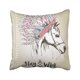 thumbnail image 1 of Funda de almohada Throw Pillow Cover ABPHQTO Boho Chick Horse Con Corona de Plumas y Flecha Tradicional 45x45 cm, 1 of 1