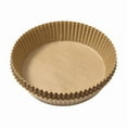 thumbnail image 1 of 50Pcs Air Fryer Parchment Paper Round Liners High Temperature Resistant Baking Accessories, 1 of 7
