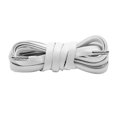 thumbnail image 3 of Proof Culture White Leather Flat Shoe Laces, Silver Tips, 54" (137 cm) – Jordan 1-8 Compatible, 3 of 4