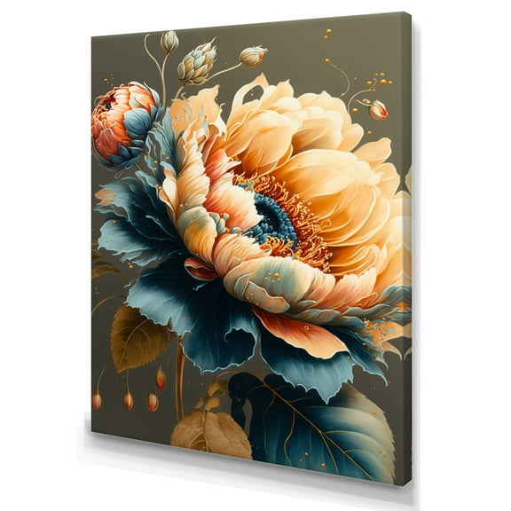 Designart Vibrant Sunflower II Canvas Wall Art